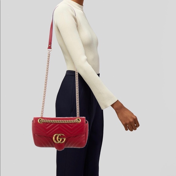 Gucci GG Marmont small matelassé shoulder bag - Picture 8 of 10